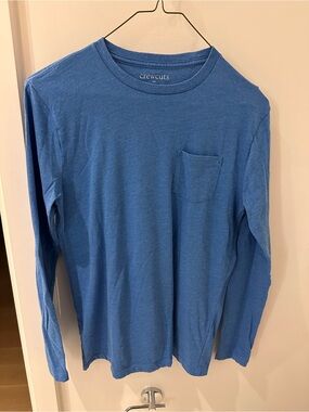 crewcuts Boys Long-Sleeve Pocket Tee in Blue